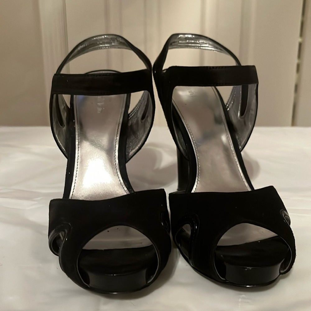 Calvin Klein Black Suede Heels